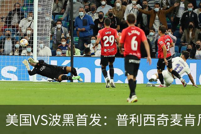美国VS波黑首发：普利西奇麦肯尼先发 哲科出战